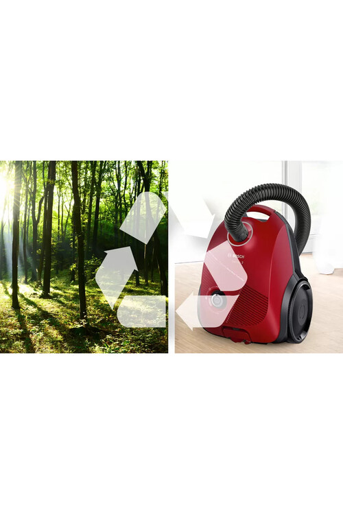 BGBS2RD1 Serie 2 Toz torbalı Süpürge Kırmızı