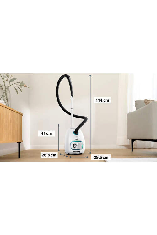 BGL41HYG2H Serie 4 Toz torbalı Süpürge ProHygienic Beyaz