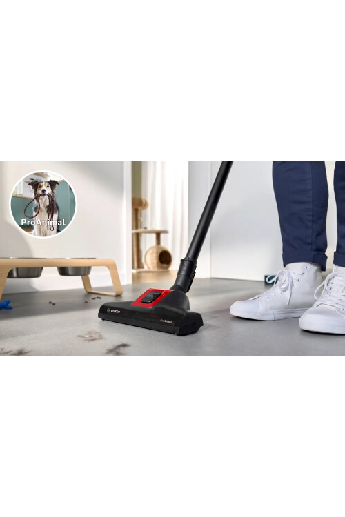 BGL41PET2H Serie 4 Toz torbalı Süpürge ProAnimal Kırmızı