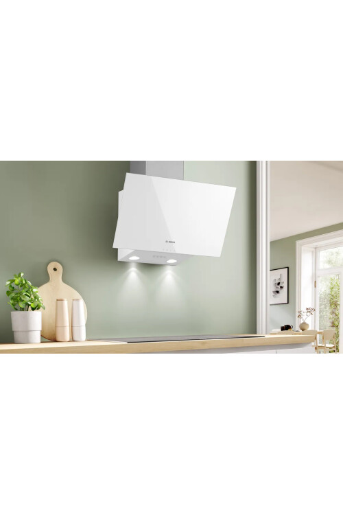 DWK63PJ20 Serie 2 Duvar Tipi Davlumbaz 60 cm Beyaz Cam Yüzey, Beyaz