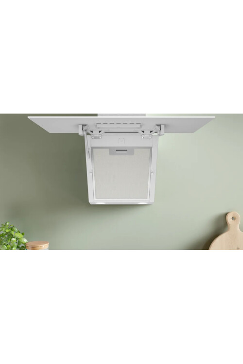 DWK64PJ20T Serie 2 Duvar Tipi Davlumbaz 60 cm Beyaz Cam Yüzey, Beyaz