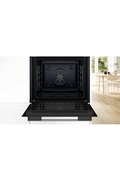 HUA717BR0T Serie 4 Buhar Destekli Ankastre Fırın 60 x 60 cm Inox