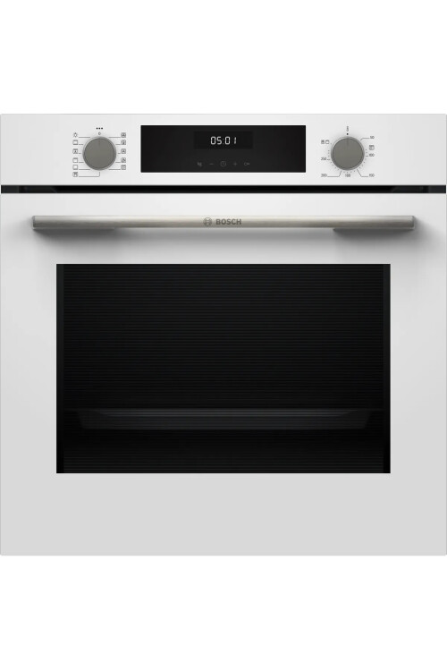 HUA717BV0 Serie 4 Buhar Destekli Ankastre Fırın 60 x 60 cm Beyaz