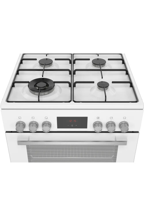 HXR390H21T Serie 6 Gazlı/Elektrikli Solo Fırın Beyaz