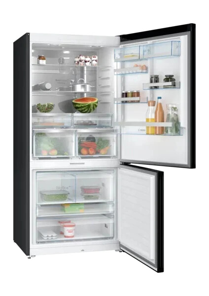 KGP86AXB0N Serie 8 Alttan Donduruculu Buzdolabı 186 x 86 cm Parmak izi bırakmayan siyah inoks