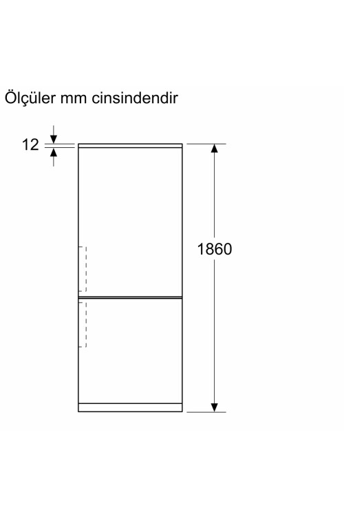 KGP86FWC0N Serie 8 Alttan Donduruculu Buzdolabı 186 x 86 cm Beyaz, Total No Frost