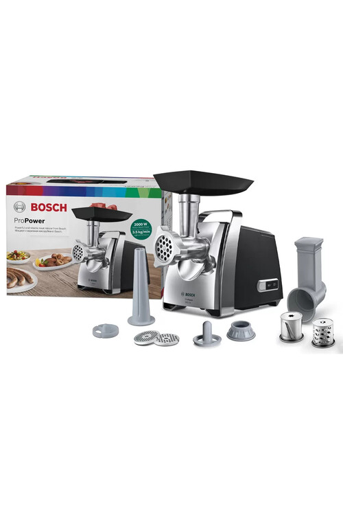 MFW67440 Kıyma Makinesi ProPower 2000 W Siyah, chrome