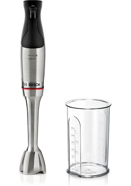 MSM6M810 Serie 6 El Blenderı ErgoMaster 1200 W Paslanmaz çelik