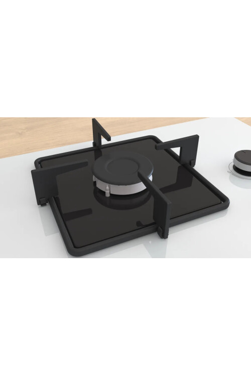 POH7C2P30O Serie 4 Gazlı Ocak 67 cm Sert cam, Beyaz