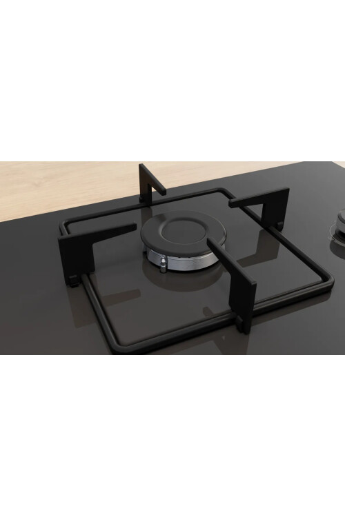POP7C6P30O  Serie 4 Gazlı Ocak 67 cm Sert cam, Siyah