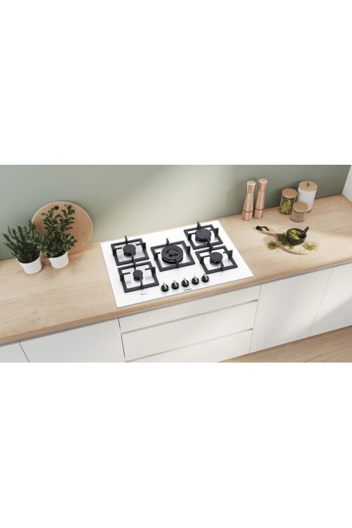 PPQ7A2B20 Serie 6 Gazlı Ocak 75 cm Sert cam