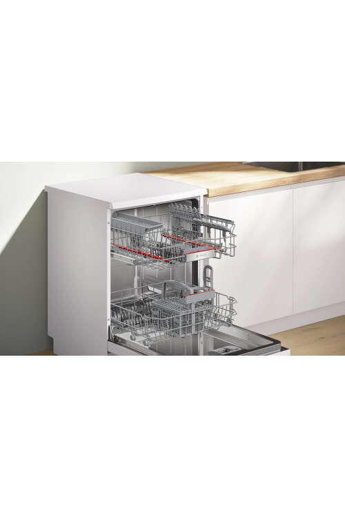 SMP6EKW60T  Serie 6 Solo Bulaşık Makinesi 60 cm Beyaz