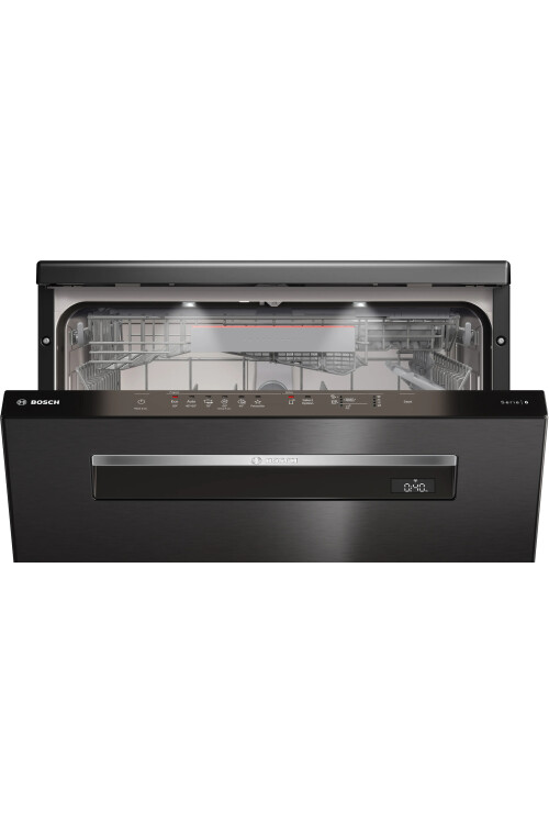 SMP6ENC60T  Serie 6 Solo Bulaşık Makinesi 60 cm Kolay Temizlenebilir Siyah Inox