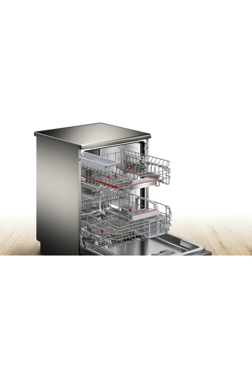 SMS6EAI81T  Serie 6 Solo Bulaşık Makinesi 60 cm Paslanmaz çelik parmak izi tutmaz
