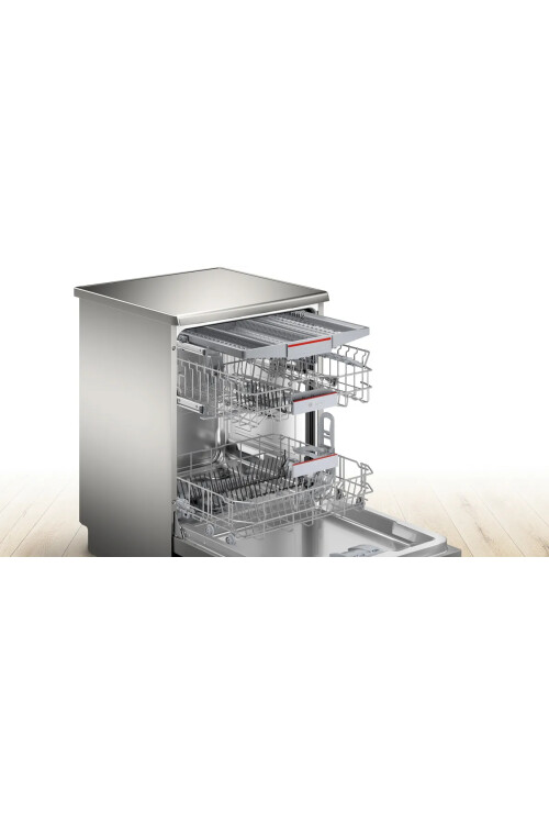 SMS6EMI70T Serie 6 Solo Bulaşık Makinesi 60 cm Paslanmaz çelik parmak izi tutmaz