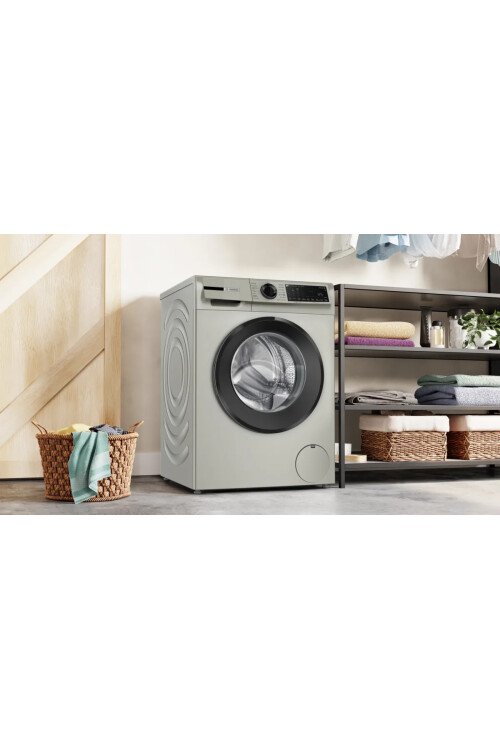 WGK242ZXTR  Serie 6 Çamaşır Makinesi 9 kg 1200 dev./dak., Gümüş