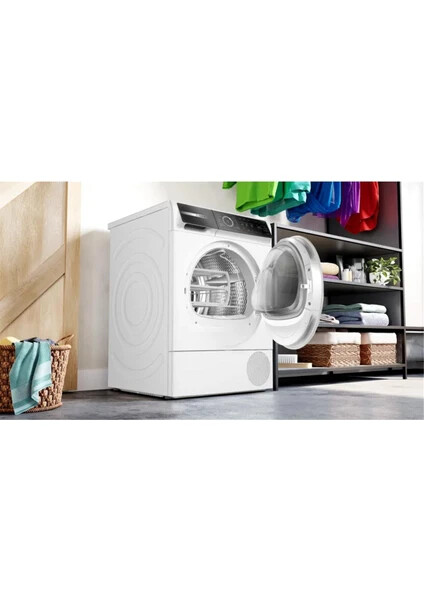 WQB245A0TR Serie 8 Isı Pompalı Kurutma Makinesi 9 kg
