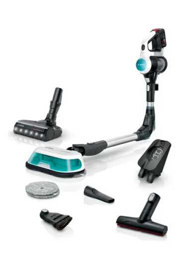 BCS71HYG1 2si 1 arada Süpürme ve Silme Unlimited 7 ProHygienic Aqua Beyaz