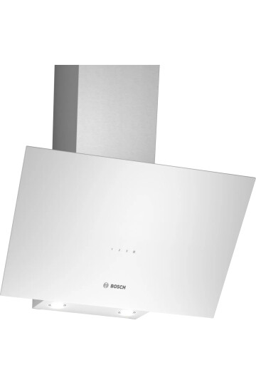 DWK64PJ20T Serie 2 Duvar Tipi Davlumbaz 60 cm Beyaz Cam Yüzey, Beyaz