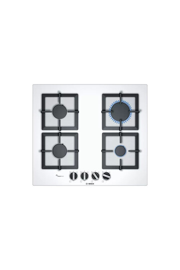 PPP6A2B20O Serie 6 Gazlı Ocak 60 cm Sert cam, Beyaz