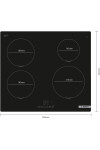 PUE611BB5E  Serie 4 İndüksiyonlu Ocak 60 cm Çerçevesiz Yüzey