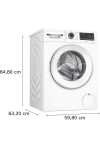WGA242X3TR  Serie 4 Çamaşır Makinesi 9 kg maks. 1200 dev./dak.